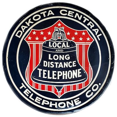 UPDATE: Round Telephone Sign, {Steel}; enamel (withdrawn)