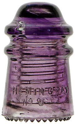 CD 106 HEMINGRAY, Swirled Purple; Nice swirls!