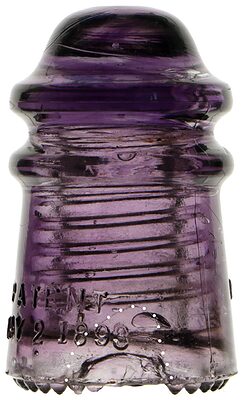 CD 106 HEMINGRAY, Swirled Purple; Nice swirls!