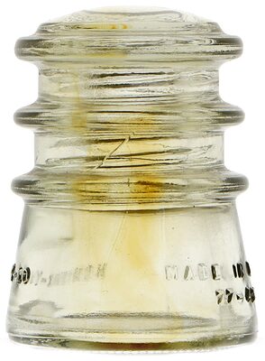 CD 115 HEMINGRAY, Clear w/ Yellow Band; Super wide band!