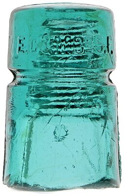 CD 123 E.C.& M.CO., Blue Aqua; Excellent example!