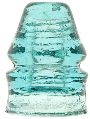 CD 131 BROOKFIELD, Light Aqua; Neat transition piece!