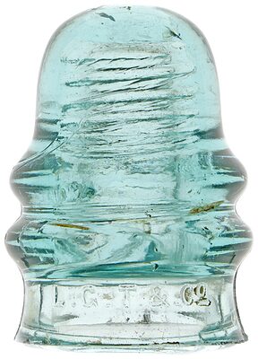 CD 131.4 L.G.T.& CO., Light Aqua; Early telegraph!