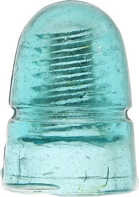 CD 143 {Unembossed} {Canada}, Light Blue Aqua; Double-threaded!