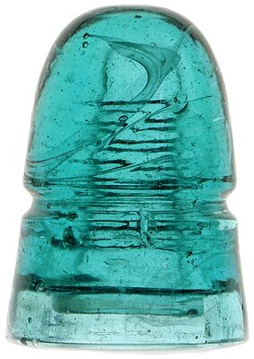 CD 145 {Unembossed} {Pennycuick style}, Blue Aqua w/ Milk; A Pennycuick! UPDATE: