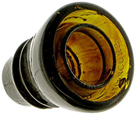 CD 152 BROOKFIELD, Olive Amber w/ Amber Swirls; Ambered up!