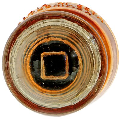 CD 168 HEMINGRAY, Carnival w/ Brass Bushing; Neat bushing!