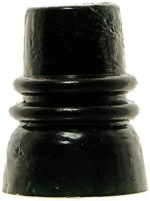 CD 736.7 {Unembossed}, Dark Teal Green; Jumbo Pilgrim Hat!