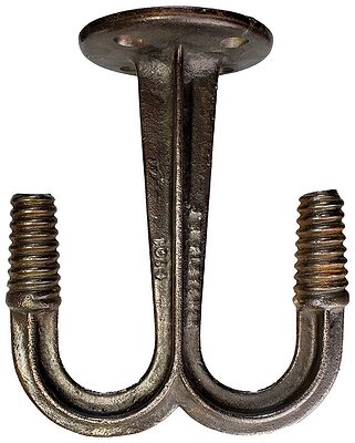 Metal Double J Bracket, Cast Iron; For the bracket specialist!