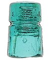 View lot 31 CD 123 E.C.& M.CO., Blue Aqua; Excellent example!