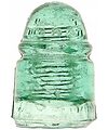 View lot 37 CD 124.3 DEC. 19, 1871, Light Green Aqua; Point 3 with 1 wire ridge!