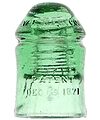 View lot 43 CD 126.4 W.E.MFG.CO., Green; Bright color!