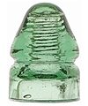 View lot 53 CD 133.4 {Unembossed}, Lime Green; Cadiz Glass?