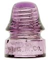 View lot 56 CD 134 B.G.M.CO., Purple; Made in Baltimore!