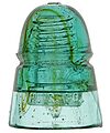 View lot 77 CD 145 H.G.CO., Aqua w/ Amber Loops; Lots of character! UPDATE: