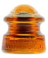 View lot 117 CD 168 HEMINGRAY, Carnival w/ Brass Bushing; Neat bushing!