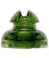 View lot 137 CD 292 PATENT JUNE 17 1890, Yellow Green w/ Amber Swirls; Amber swirls intensify the color!