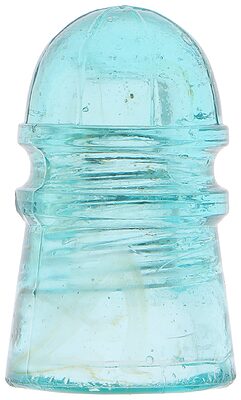 CD 105 AM.INSULATOR CO., Light Aqua; Solid lines variant