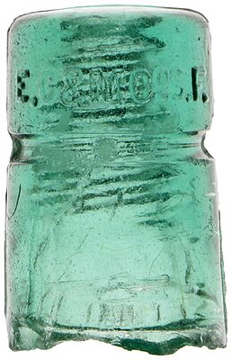 CD 123 E.C.& M.CO., Grass Green; "H" mold