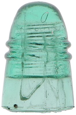 CD 124.2 DEC. 19, 1871, Light Green Aqua w/ Milk; Nice early Hemingray