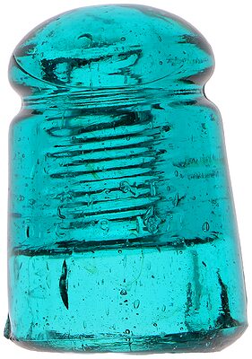 CD 127.4 DEC. 19, 1871, Blue Aqua; Early embossed Hemingray