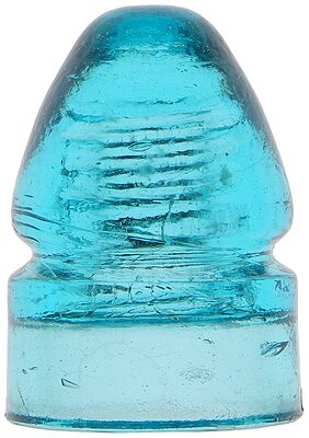 CD 133.4 {Unembossed}, Bright Blue; Glowing and saturated color