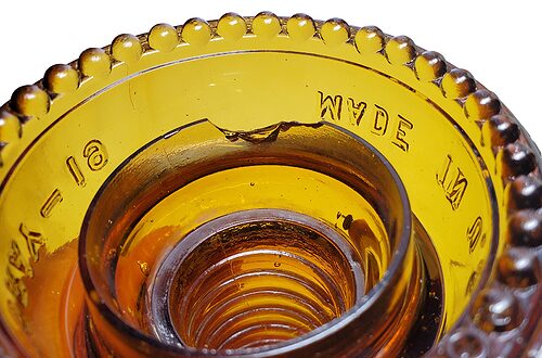 CD 162 HEMINGRAY, Bright Orange Amber; Stunning color UPDATE:
