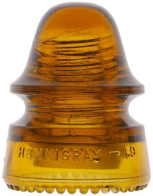 CD 162 HEMINGRAY, Honey Amber; Honey of an insulator