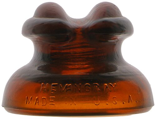 CD 230 HEMINGRAY, Dark Orange Amber; Frog eyes
