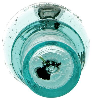 CD 734 MCMICKING, Light Blue Aqua w/ Milk and Bubbles; Lots of character