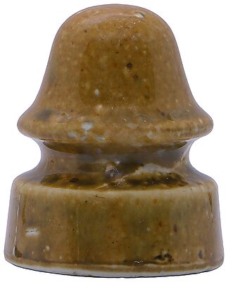 U-236 {Unmarked}, Mottled Butterscotch; Porcelain Baby Signal
