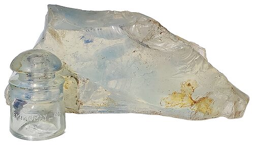 Opalescent Chunk of Glass; Massive chunk of Opal