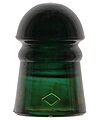 CD 102 DIAMOND, Teal Green w/ Amber Stripes; Tiger-stripes