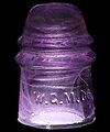 CD 121 W.G.M.CO., Purple w/ Milk Swirls; Neat milky swirls UPDATE: