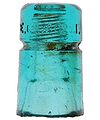 CD 123 E.C.& M.CO., Light Blue; "C" mold