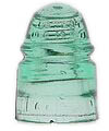CD 124.3 DEC. 19, 1871, Light Green; Early embossed Hemingray