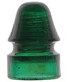 CD 134 {Unembossed}, Dark Green w/ Amber; Emerald streak highlights