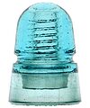 CD 145 STANDARD GLASS INSULATOR CO., Light Blue Aqua; Outstanding condition, bold embossing