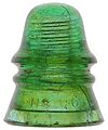 CD 151 H.G.CO., Wild Green w/ Milk and Amber Swirls; Wild green variation