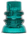 CD 736.1 {Unembossed}, Dark Aqua; A standout example