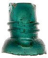 CD 737 {Unembossed}, Dark Teal Green; Great Civil War relic