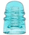 CD 136 B & O {Brookfield product}, Bright Light Aqua; Bright and colorful