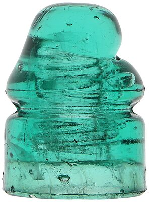 CD 133.1 DEC. 19, 1871, Green Aqua; Large dent in dome!