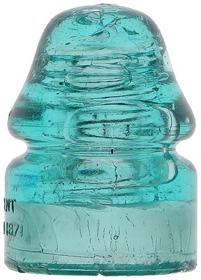 CD 133.1 DEC. 19, 1871, Light Aqua w/ Big Bubble; Interesting bubble effects!