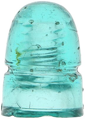 CD 143 {Unembossed} {Canada}, Light Aqua {Double Threaded}; Old, rare, and unique!