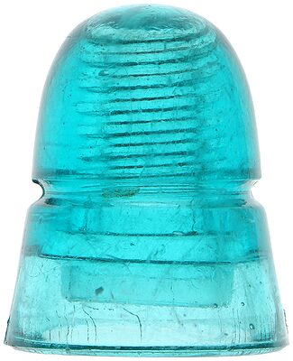 CD 145 H.G.CO., Blue w/ Milk Strands; Odd strands of impurities!