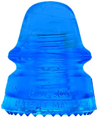 CD 162 H.G.CO., Translucent Peacock Blue; Close to Jade Milk!