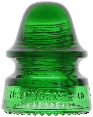 CD 162 HEMINGRAY, 7-up Green; Classic Hemingray color!