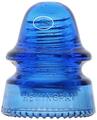CD 162 HEMINGRAY, Cobalt Blue w/ Milk Swirl; Classic with a twist! UPDATE: