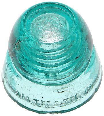 CD 190 AM.TEL.& TEL.CO., Aqua w/ Unbroken Window; Note: Unbroken window!